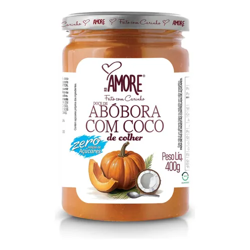 Doce Abobora com Coco Cremoso Zero