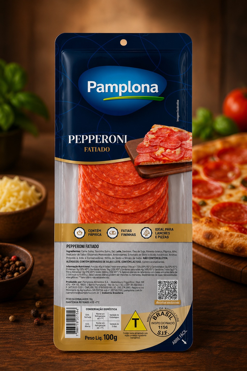 Pepperoni Fatiado
