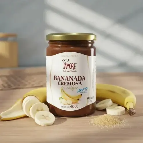 Bananada Cremosa Zero Açúcar