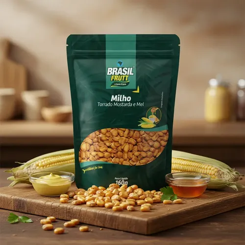 Milho Torrado Mostarda e Mel 160gr
