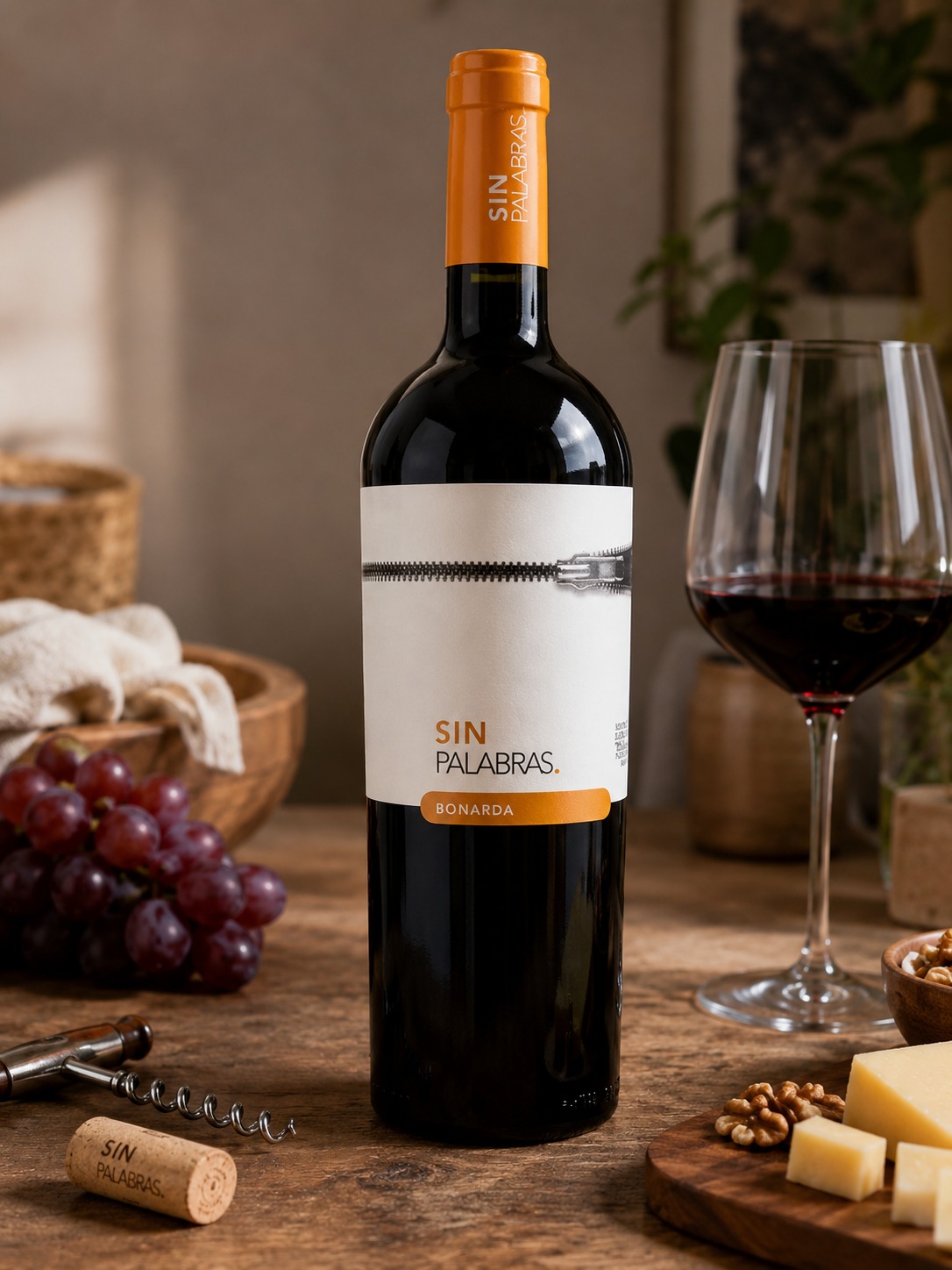 Vinho Sin Palabras Bonarda 750ml
