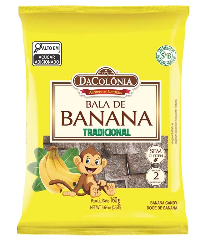 Bala de Banana Tradicional