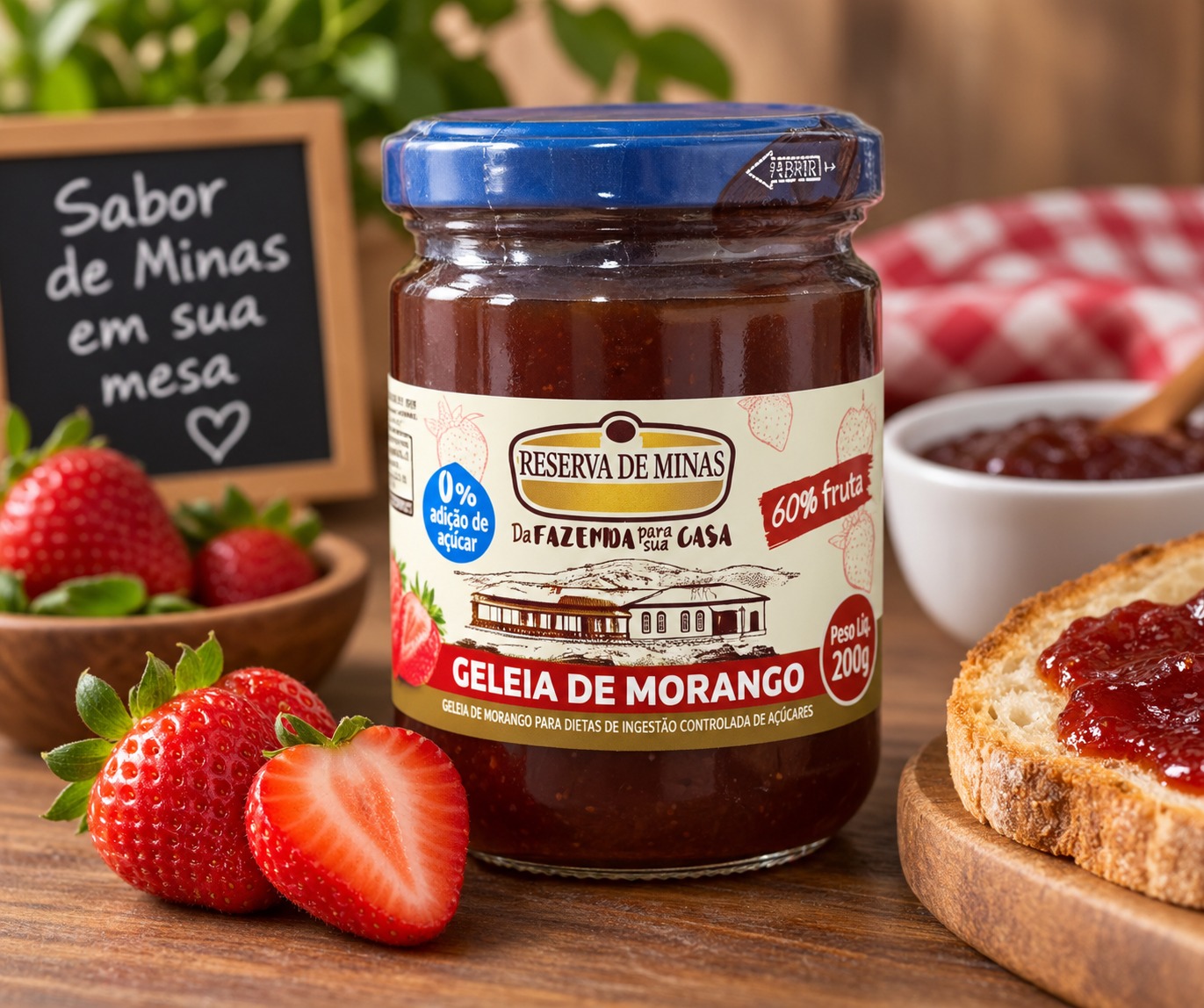 Geleia de Morango Zero