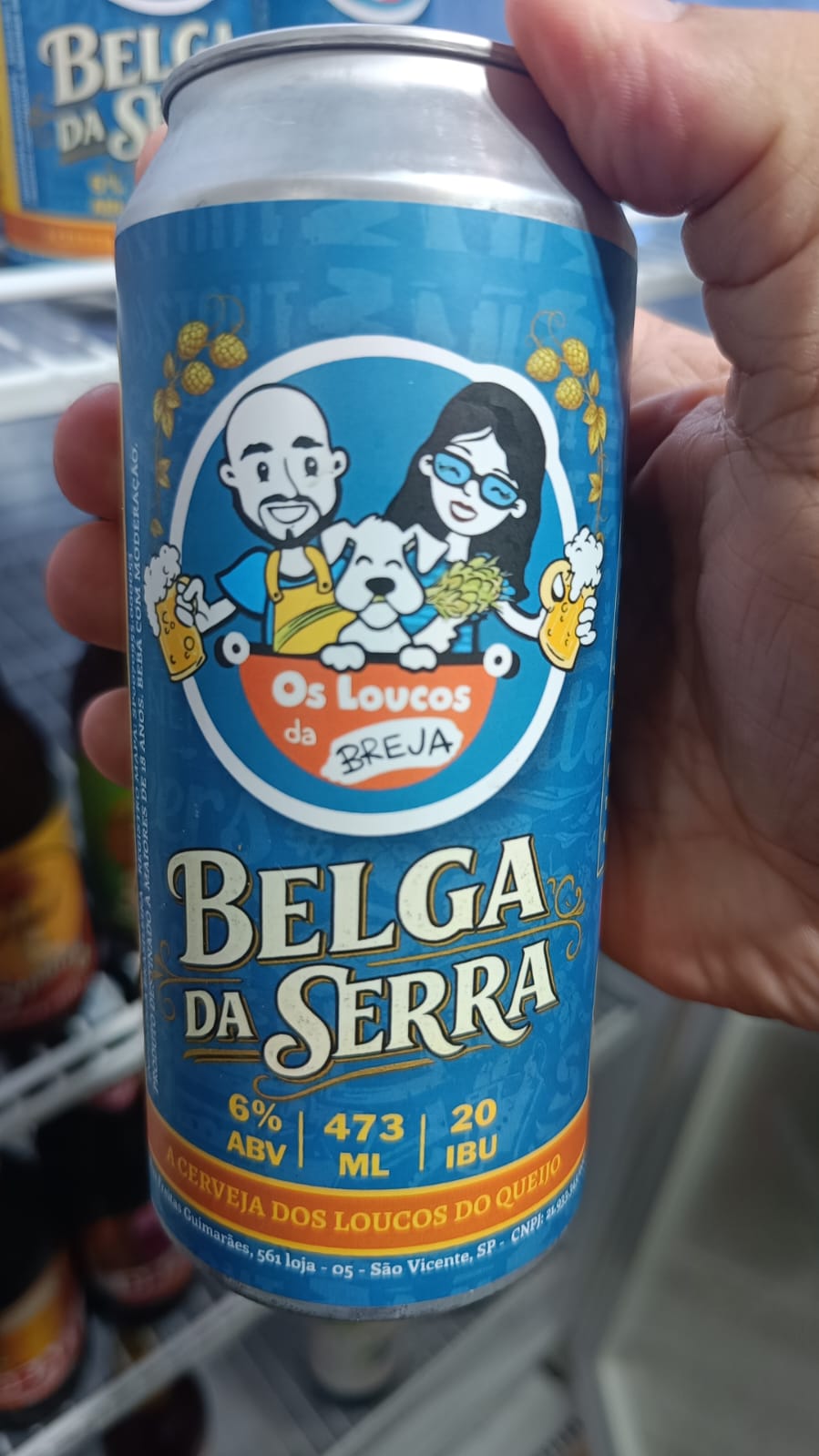 Cerveja Belga da Serra Latão