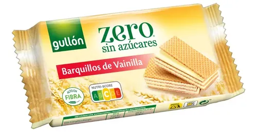 Wafer Gullón Zero Baunilha