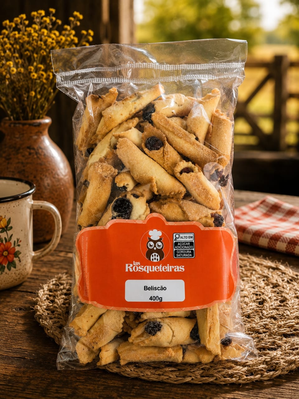Biscoito Beliscão las Rosqueteiras