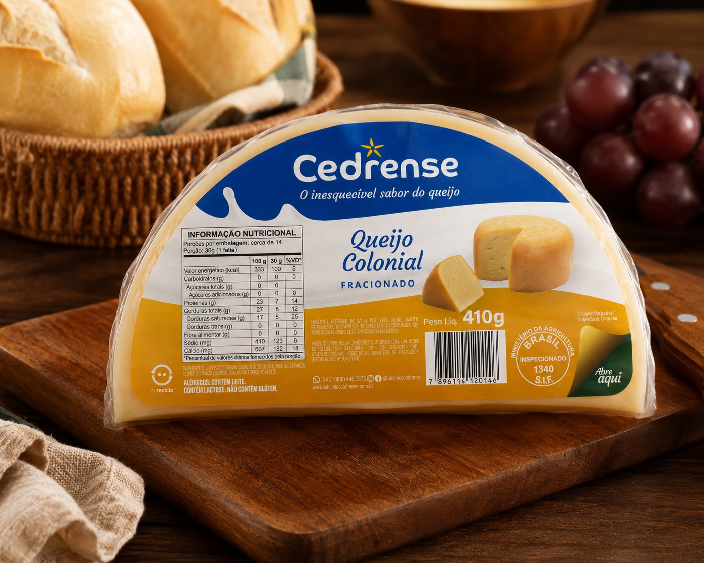 Queijo Colonial Cedrense