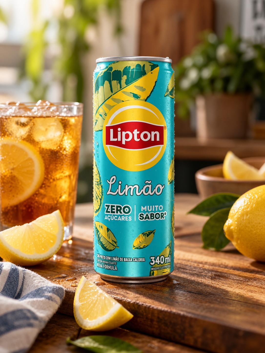 Chá Lipton Limão Zero 340ml