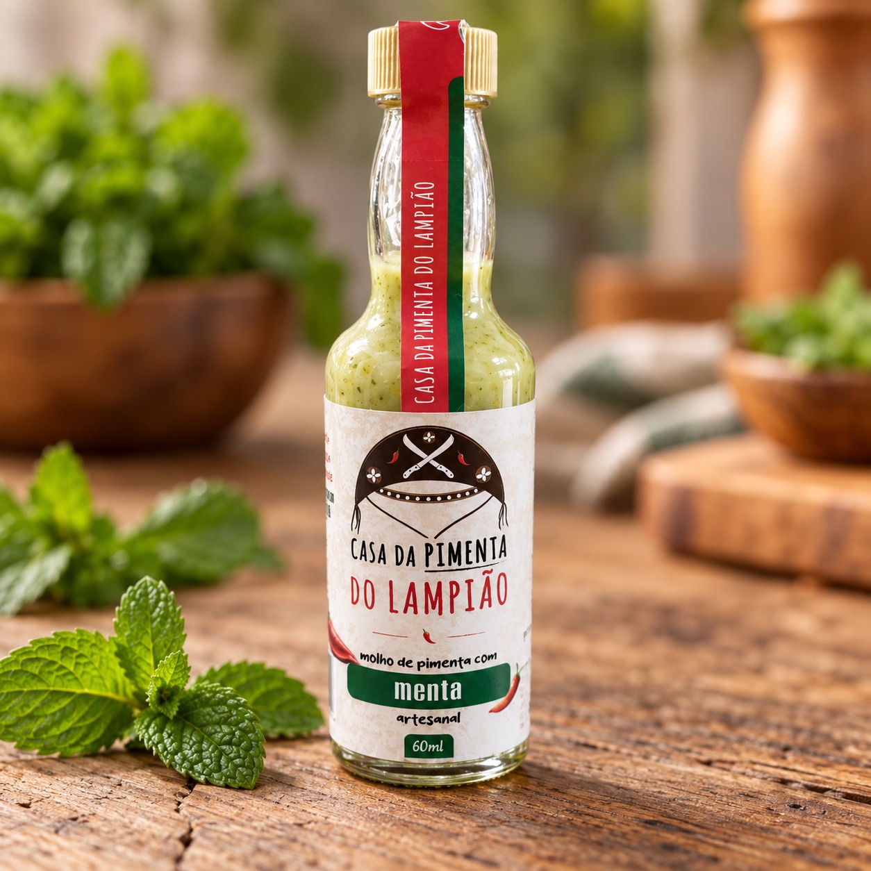 Molho de Pimenta com Menta
