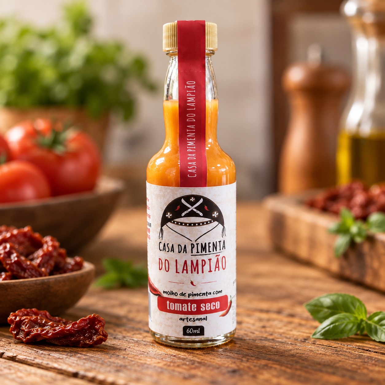Molho De Pimenta Com Tomate Seco