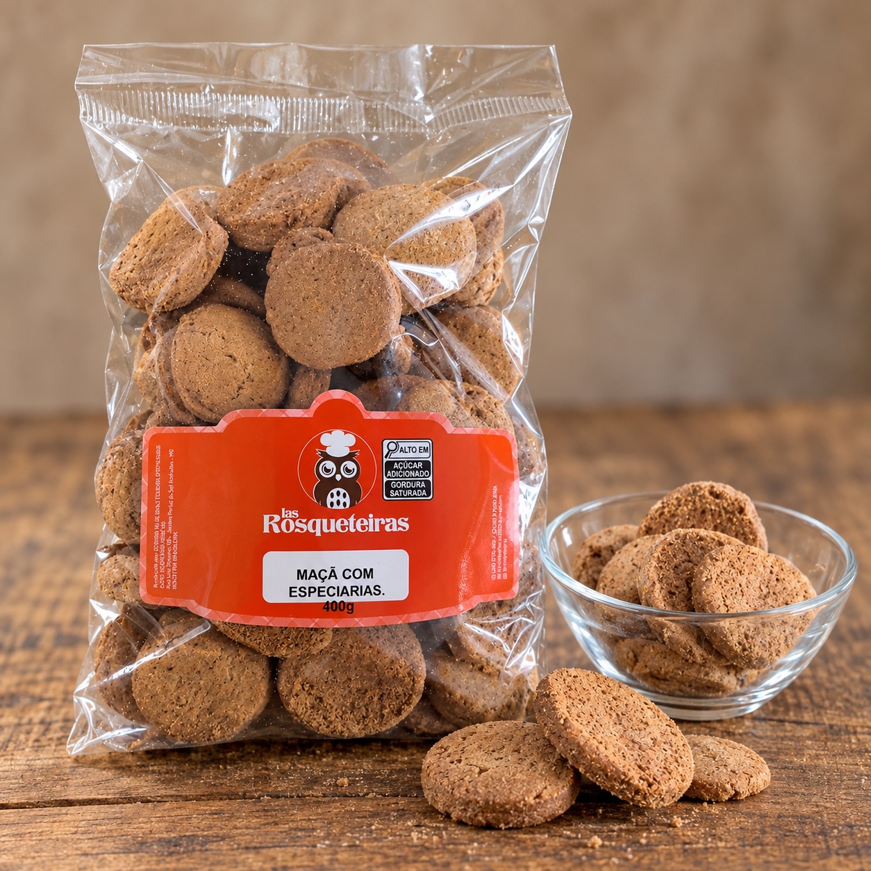Biscoito de Maçã com Especiarias